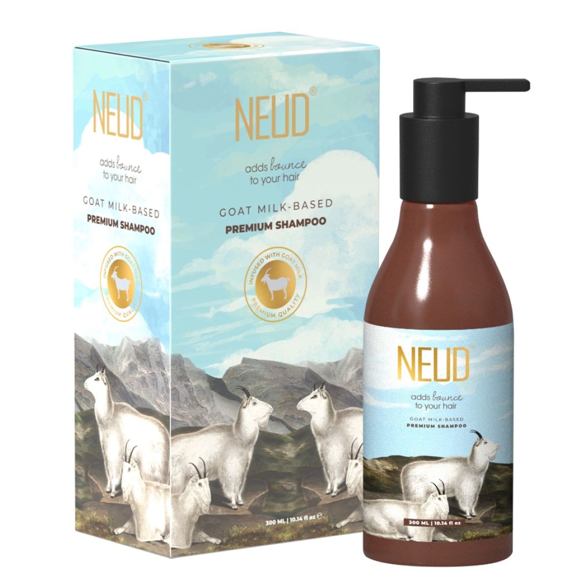 Neud Goat Milk Premium Shampoo For Men & Women