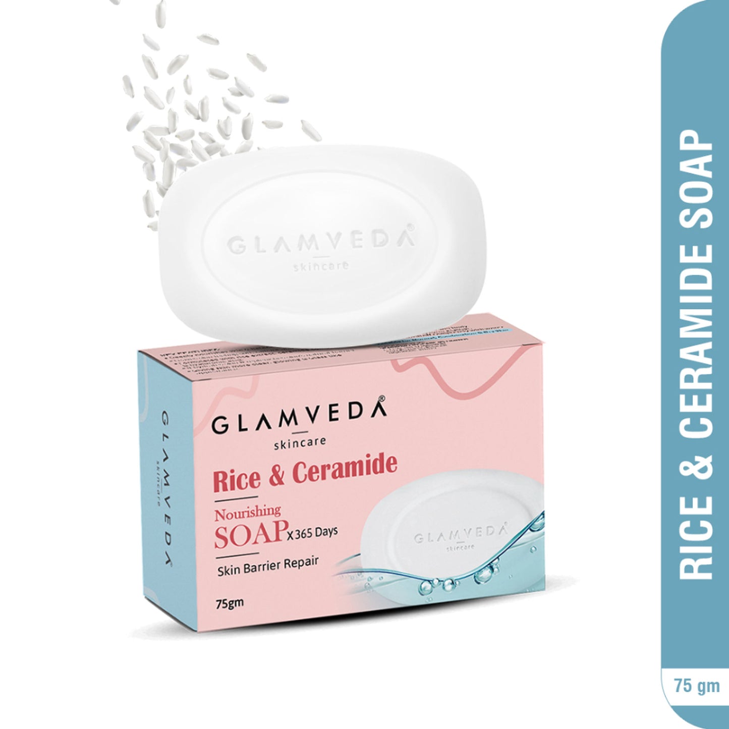 Glamveda Rice & Ceramide Nourishing Soap