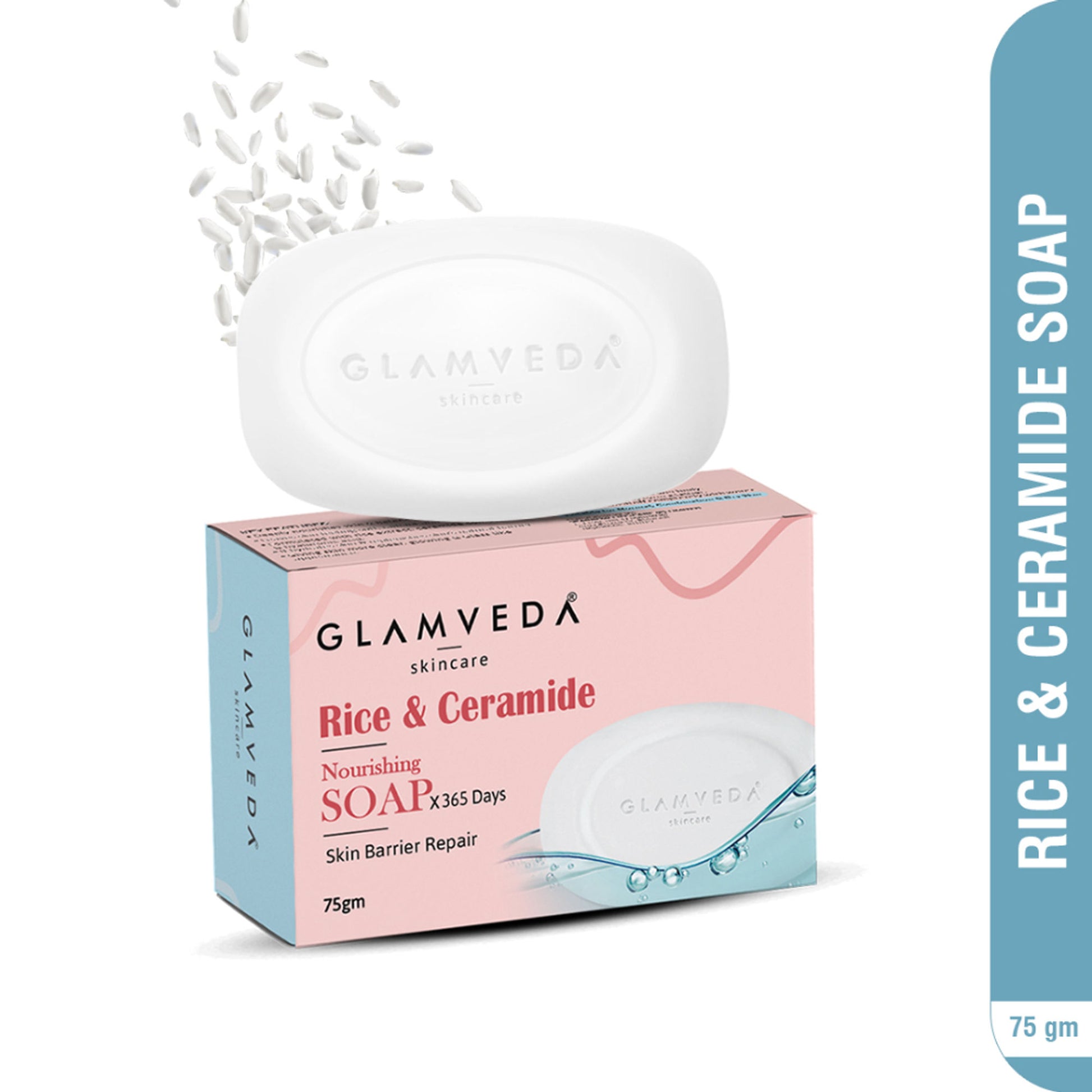 Glamveda Rice & Ceramide Nourishing Soap