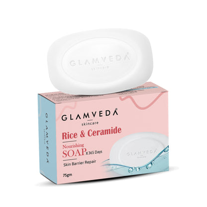 Glamveda Rice & Ceramide Nourishing Soap