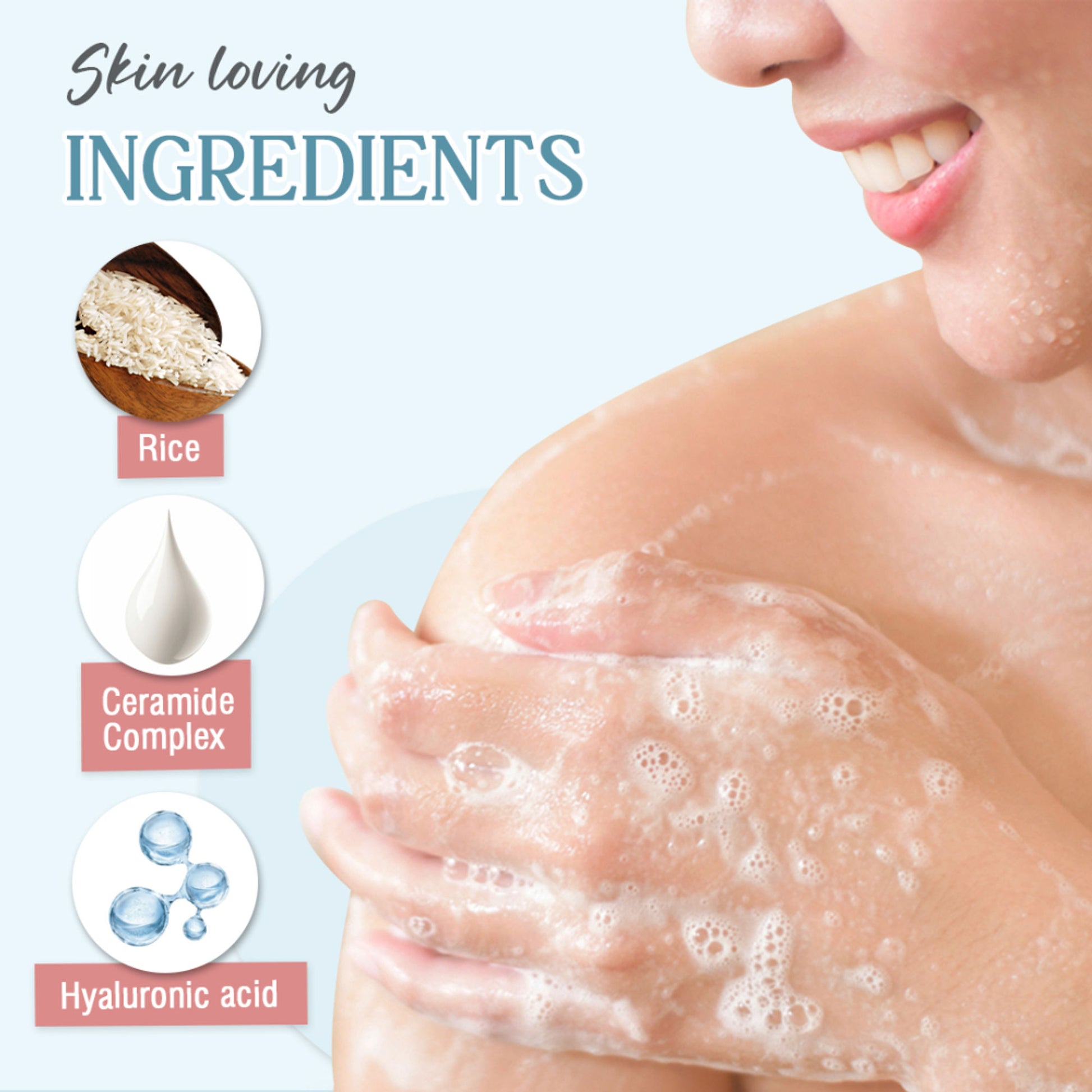 Glamveda Rice & Ceramide Nourishing Soap