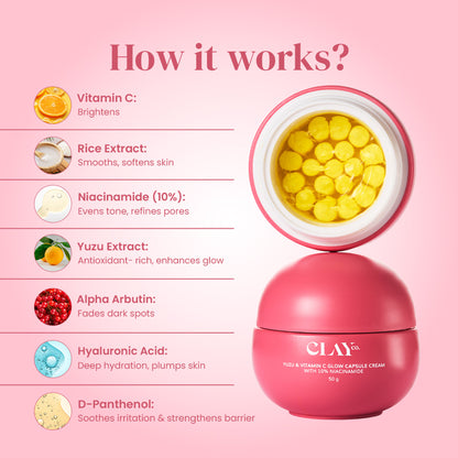 ClayCo Yuzu & Vitamin C Glow Capsule Cream