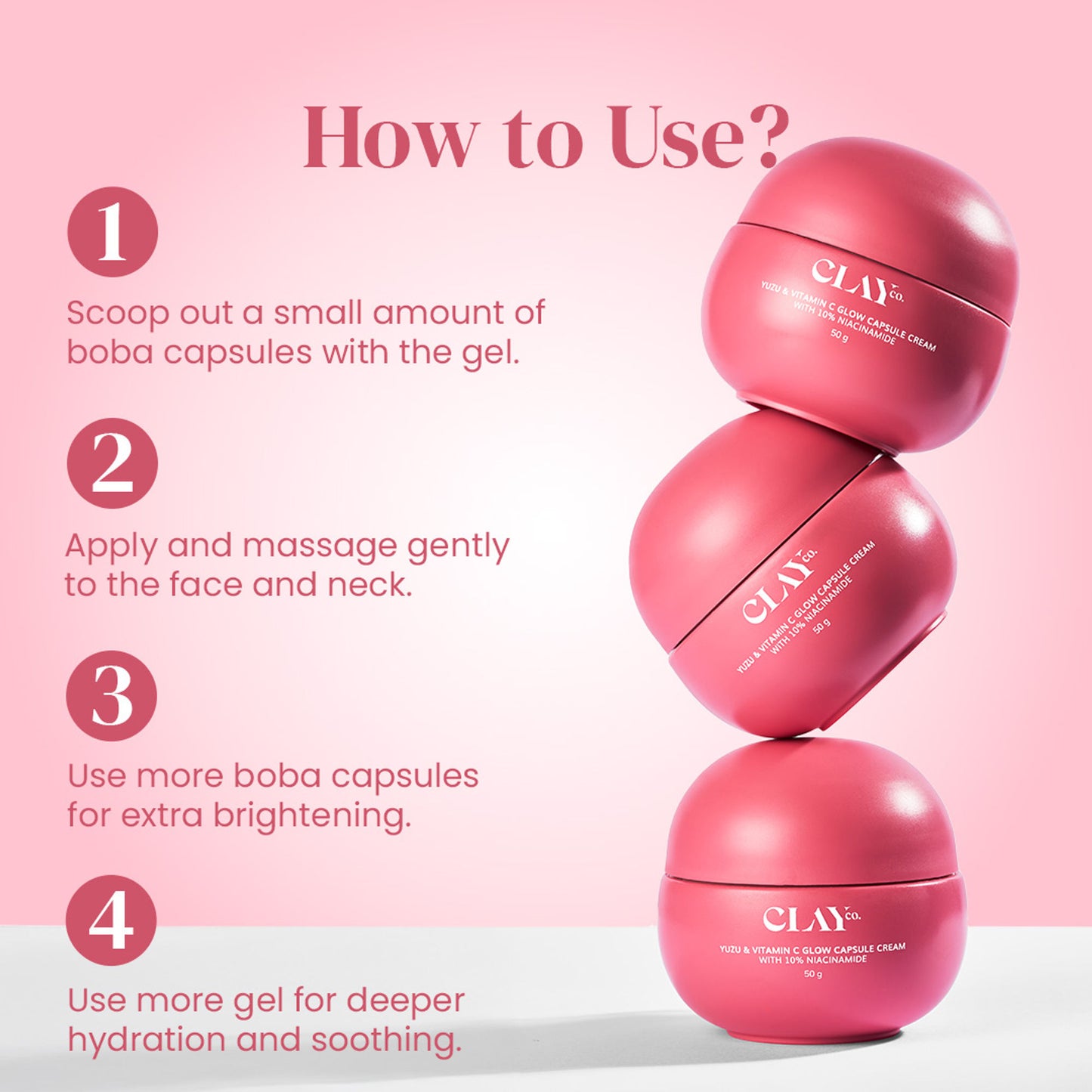 ClayCo Yuzu & Vitamin C Glow Capsule Cream