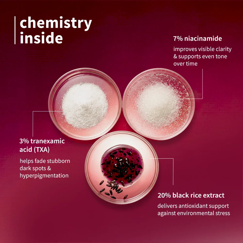 Plum Goodness Black Rice & 10% Niacinamide-TXA Night Clarity Jelly Serum