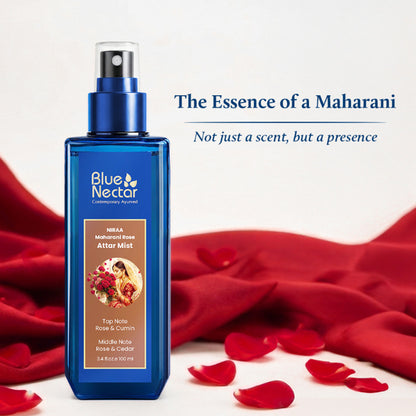 Blue Nectar Body Mist for Women and Men, Long Lasting Uplifting Body Spray with Rose and Cardamom