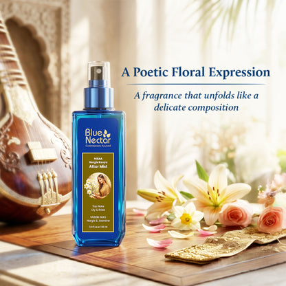 Blue Nectar Wild Nargis Body Mist with Daffodil, Long Lasting & Mood Enhancing for Women and Men