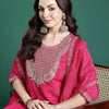 Dhiyona IE Ethnic Motifs Embroidered Kurta with Trousers & Dupatta