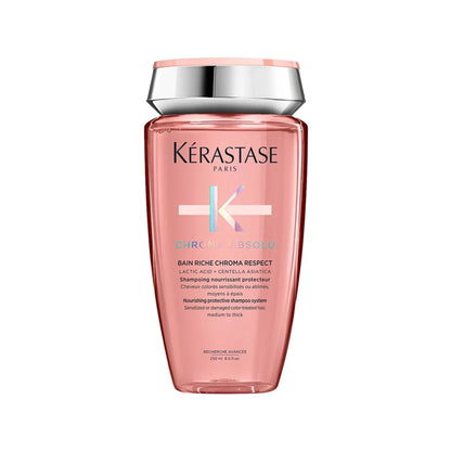 Kerastase Chroma Absolu Bain Riche Shampoo For Color Treated Thick Hair, Sulphate-Free