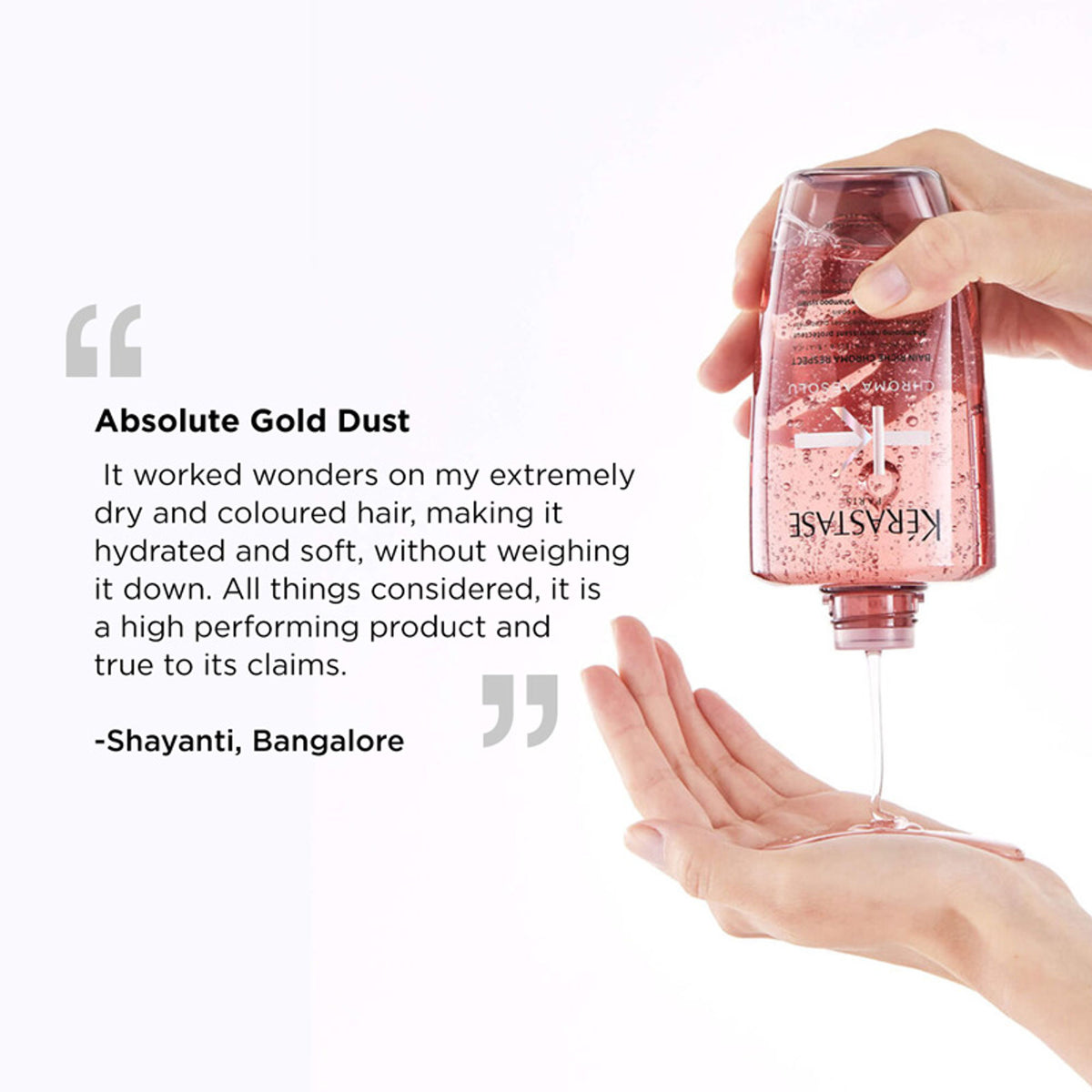 Kerastase Chroma Absolu Bain Riche Shampoo For Color Treated Thick Hair, Sulphate-Free