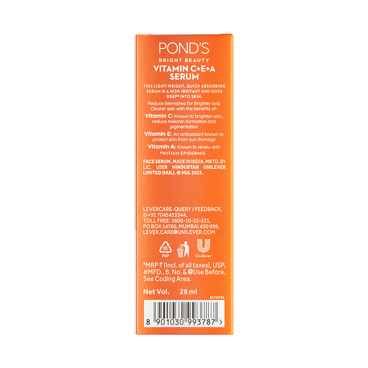 Ponds Bright Beauty 12% Vitamin C+E+A Serum