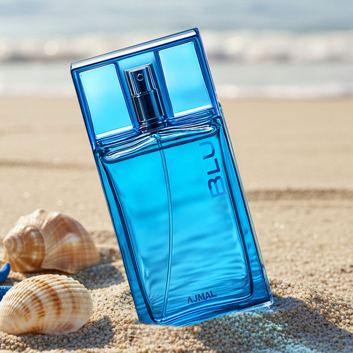 Ajmal Blu Eau De Parfum For Men Fresh Aquatic Citrus Fragrance Long Lasting Perfume