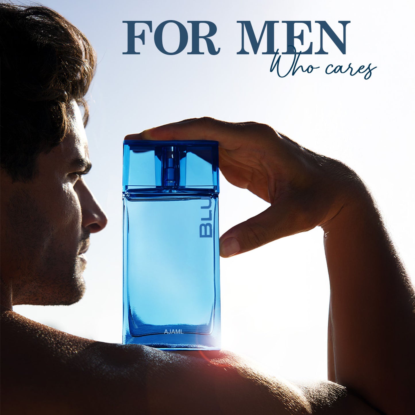 Ajmal Blu Eau De Parfum For Men Fresh Aquatic Citrus Fragrance Long Lasting Perfume