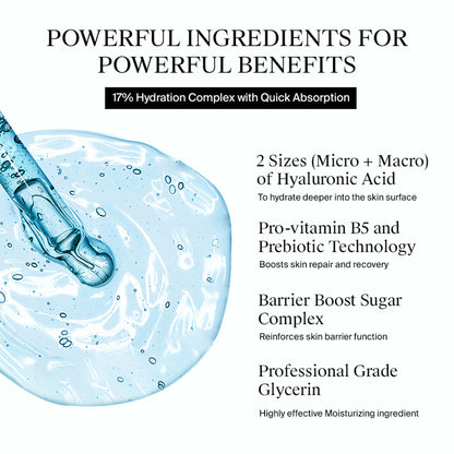 Neutrogena Hydro Boost Hyaluronic Acid Moisturizing Face Serum with Vitamin B5 for Dry & Normal Skin