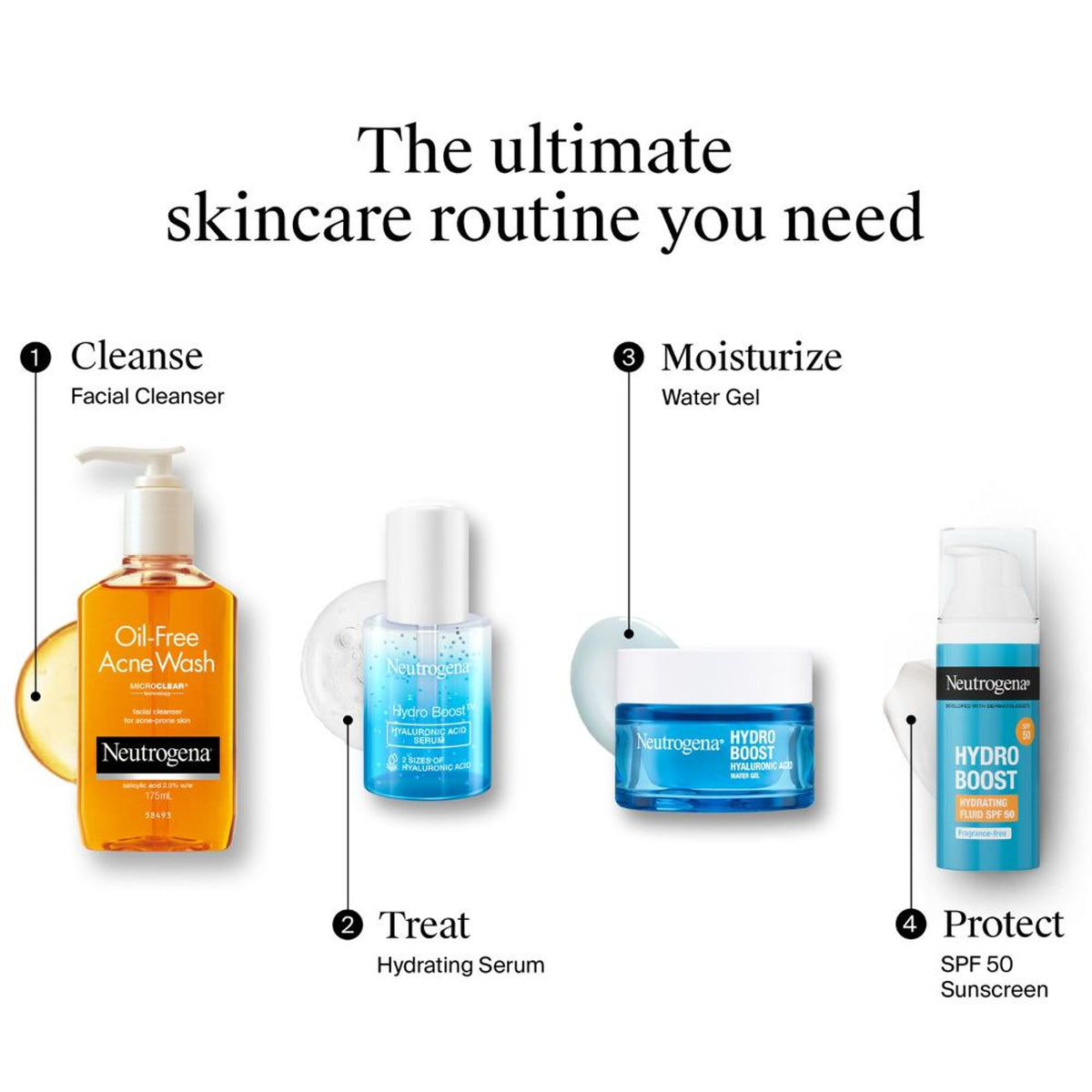 Neutrogena Oil Free Acne Cleansing Face Wash with 2% Salicylic Acid for Acne Prone & Oily Skin