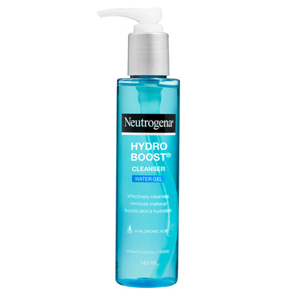 Neutrogena Hydro Boost Cleanser Water Gel Face Wash with Hyaluronic Acid for Normal & Sensitive Skin