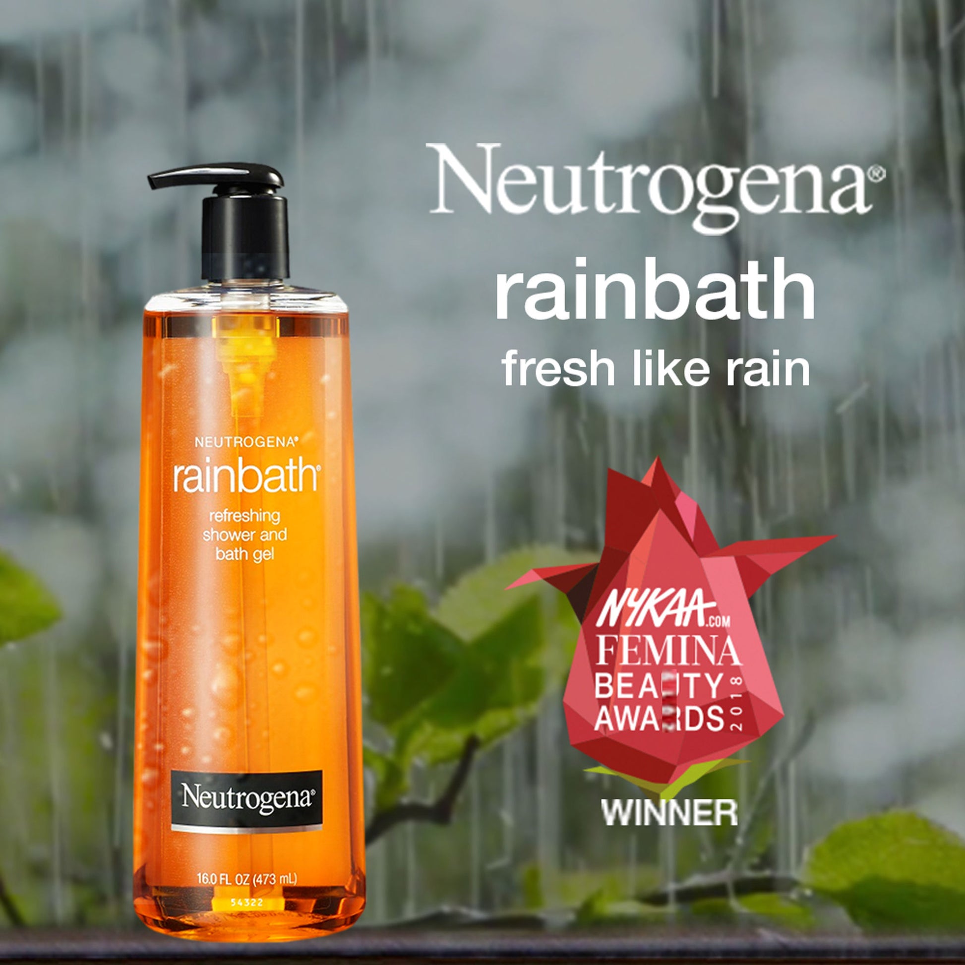 Neutrogena Rainbath Refreshing Shower & Bath Gel Body Wash For Cleansing Skin Without Residue