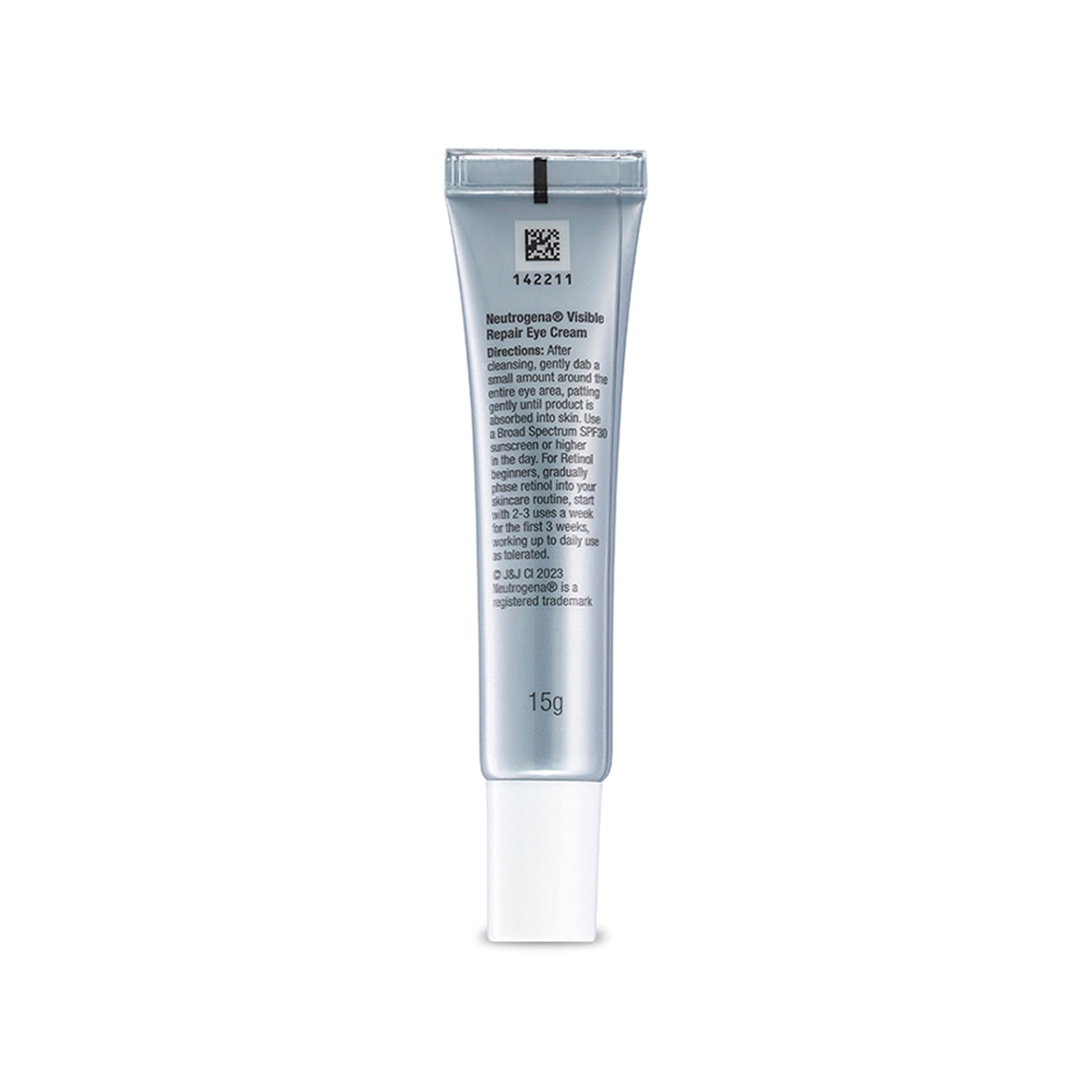 Neutrogena Visible Repair Retinol + Peptide Night Eye Cream For Anti-Ageing, Dark Circles & Wrinkles