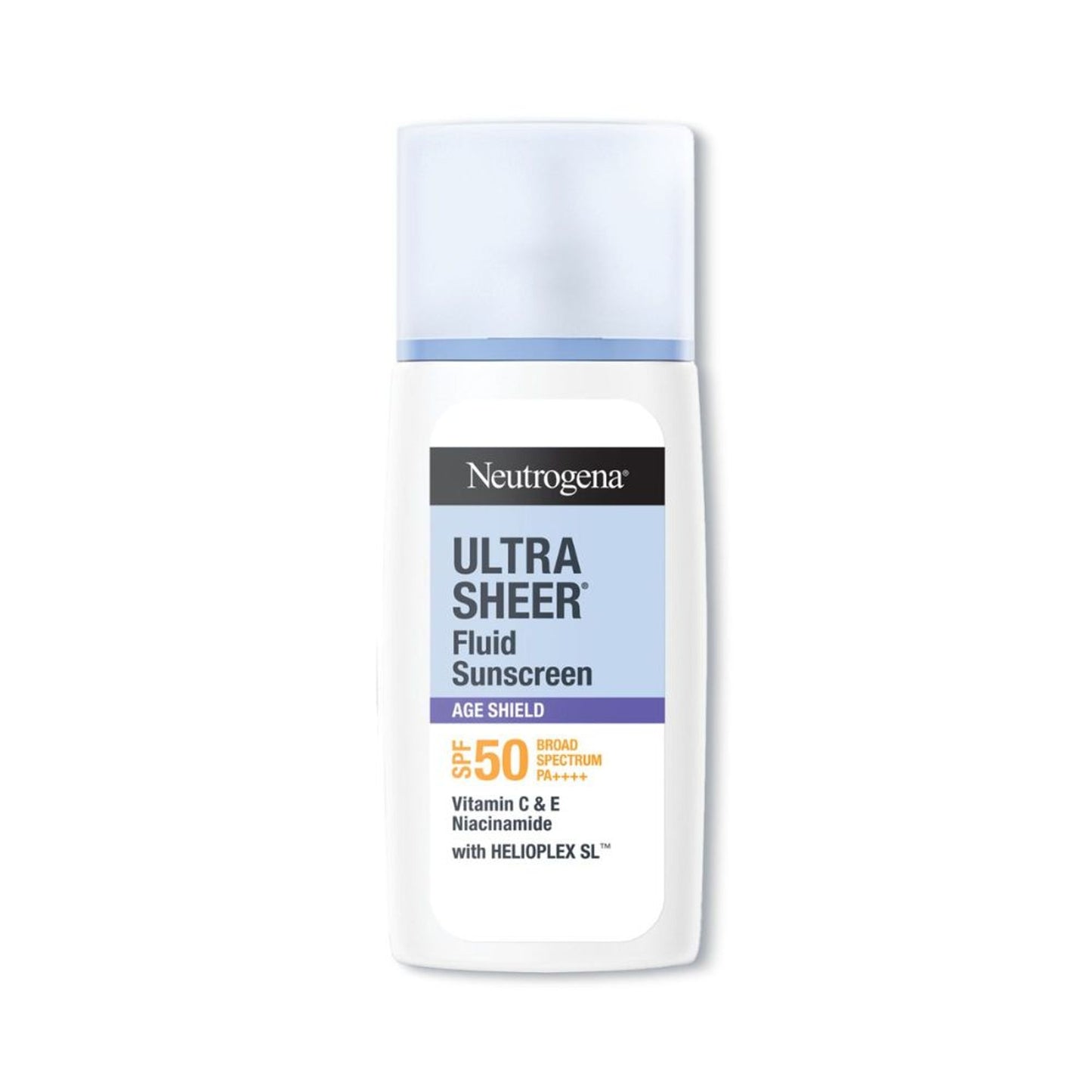 Neutrogena Ultrasheer Age Shield Fluid Face Sunscreen SPF 50+ PA++++