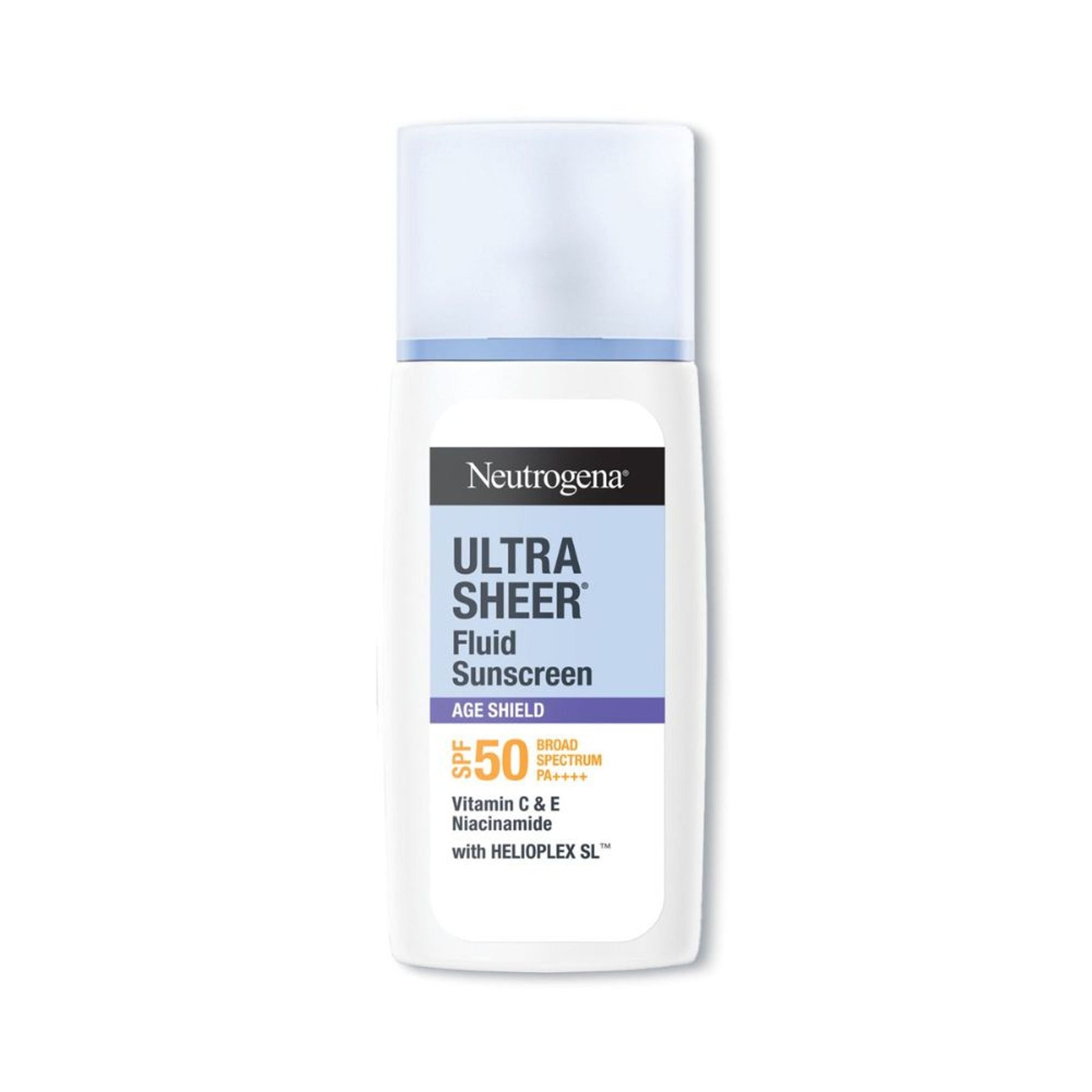 Neutrogena Ultrasheer Age Shield Fluid Face Sunscreen SPF 50+ PA++++