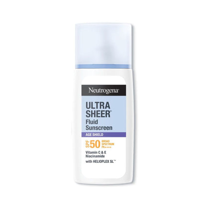 Neutrogena Ultrasheer Age Shield Fluid Face Sunscreen SPF 50+ PA++++