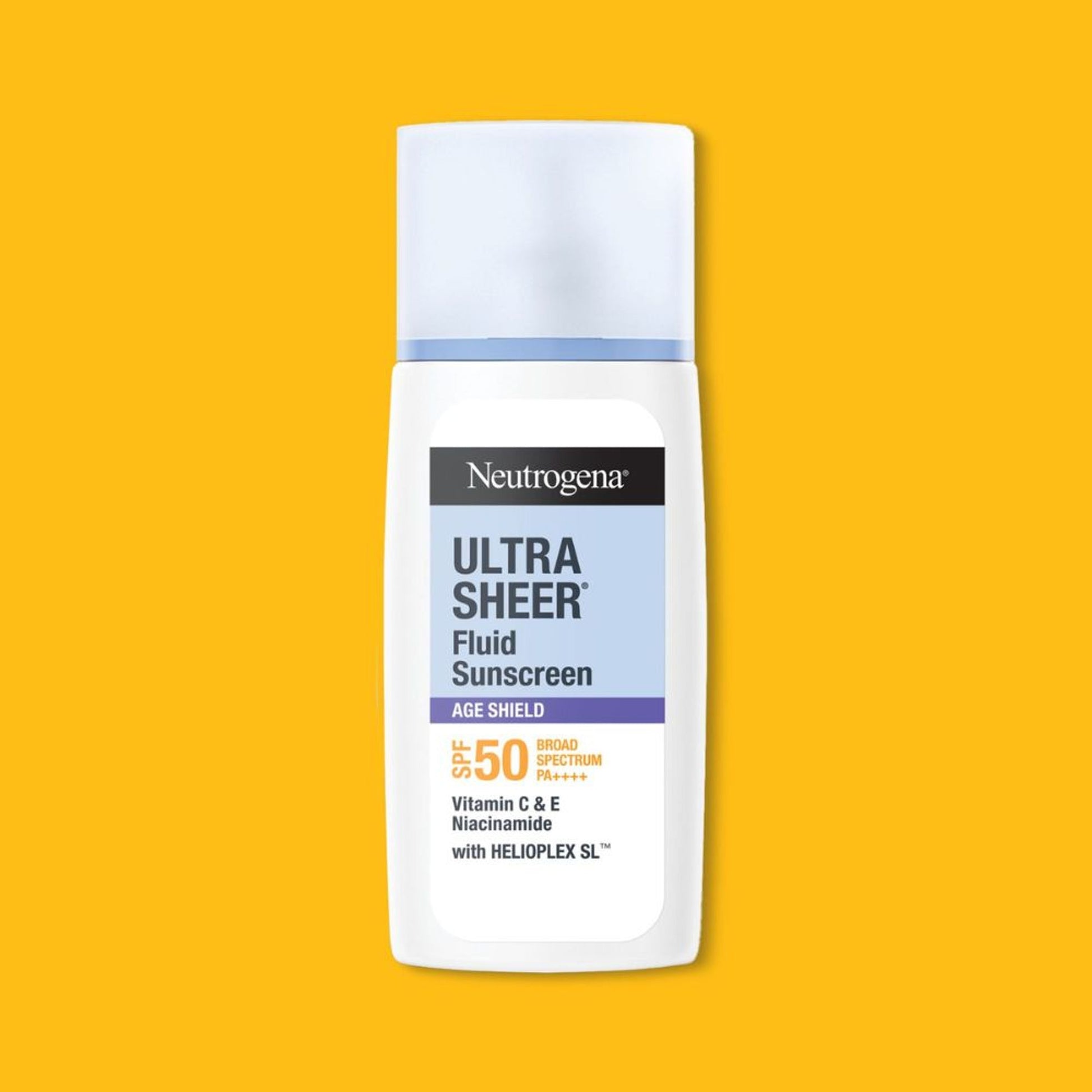 Neutrogena Ultrasheer Age Shield Fluid Face Sunscreen SPF 50+ PA++++