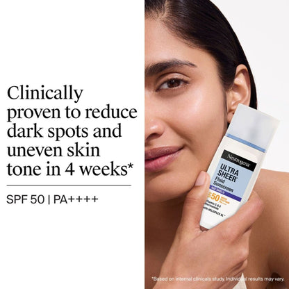 Neutrogena Ultrasheer Age Shield Fluid Face Sunscreen SPF 50+ PA++++
