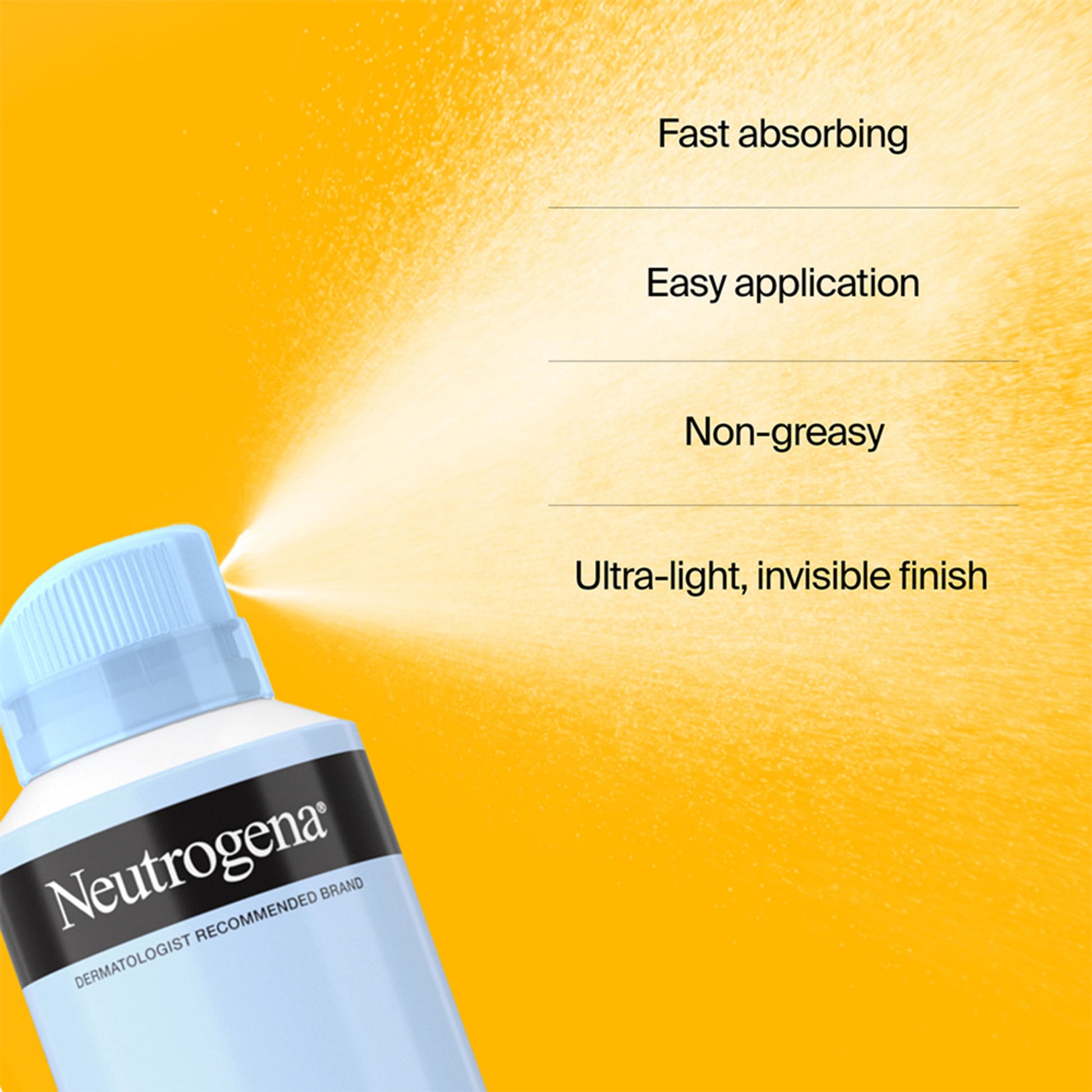 Neutrogena Ultra Sheer Body Mist Sunscreen Broad Spectrum SPF 45