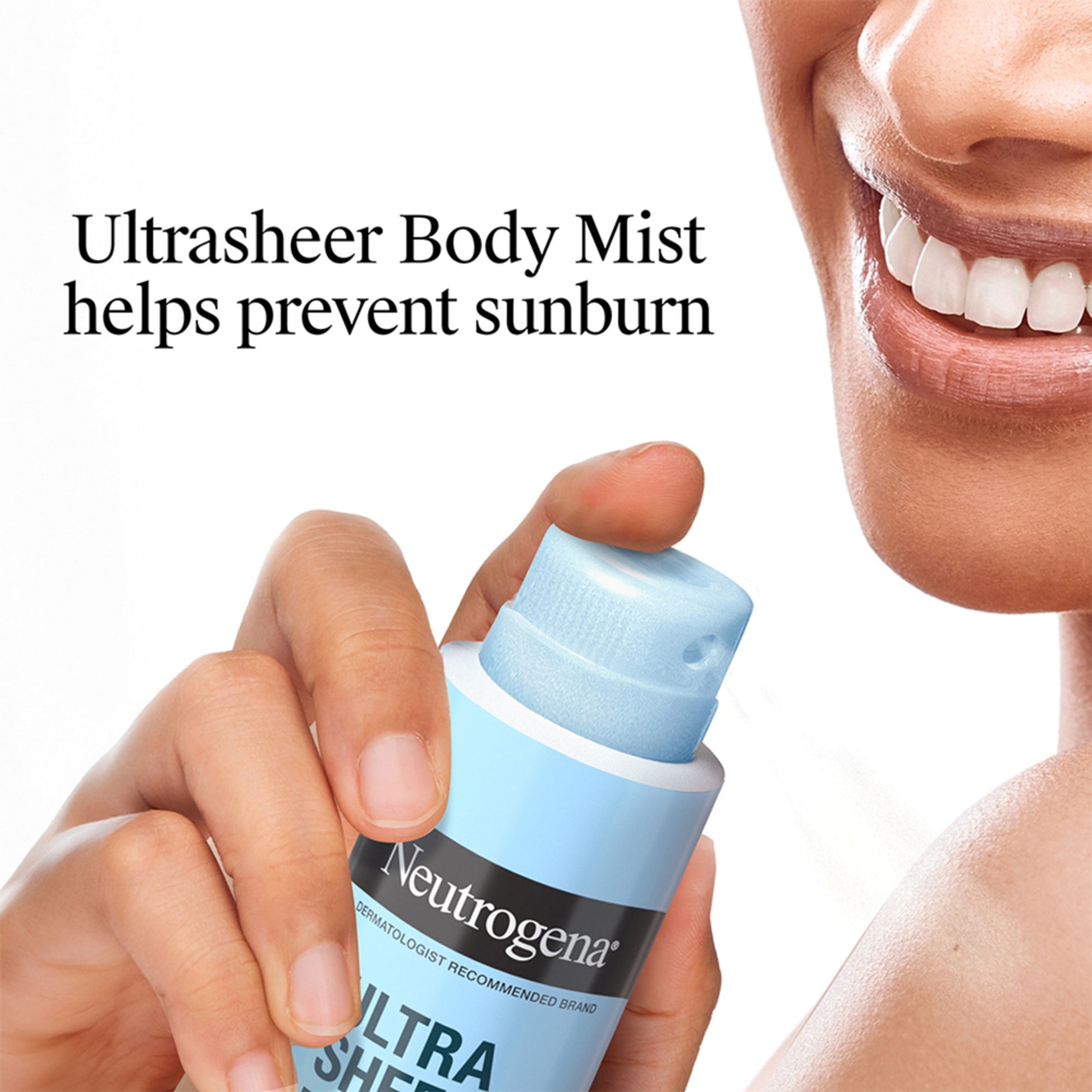 Neutrogena Ultra Sheer Body Mist Sunscreen Broad Spectrum SPF 45