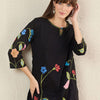 Dhiyona IE Women Floral Printed Cotton Kurta with Trousers
