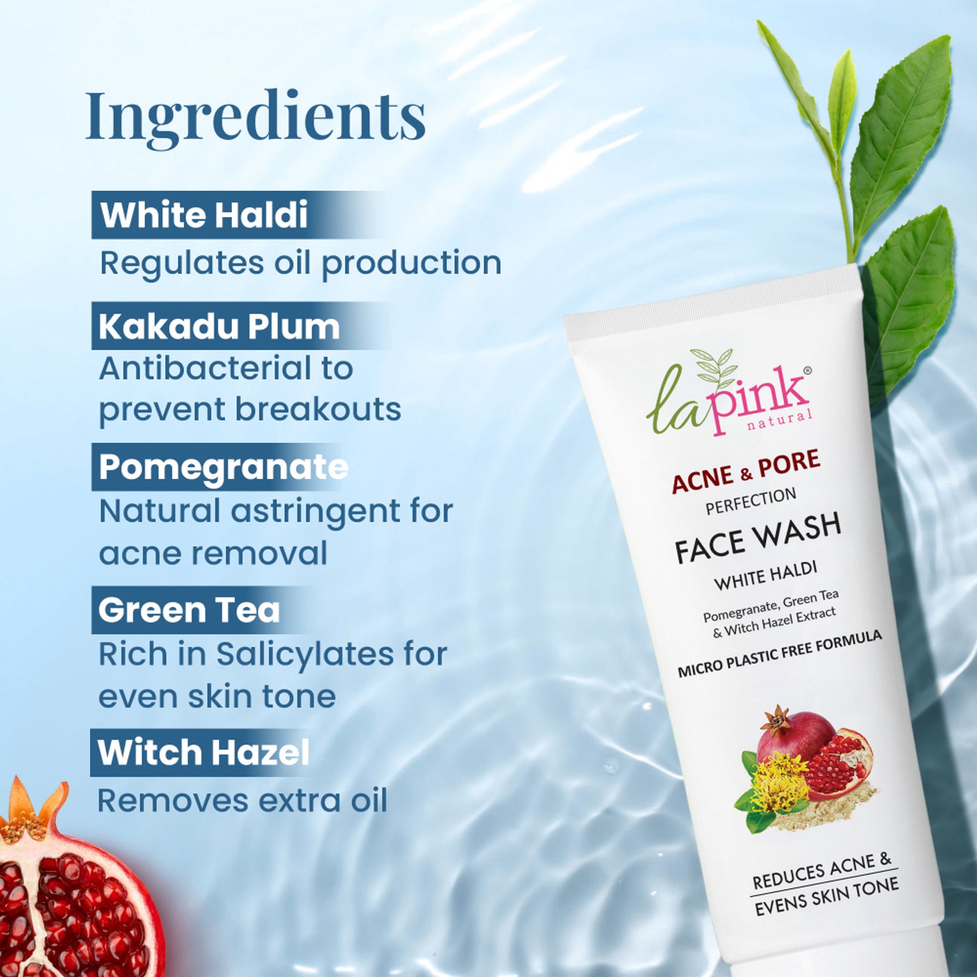 La Pink Acne & Pore Perfection Daily Face Wash For Acne Prone & Oily Skin