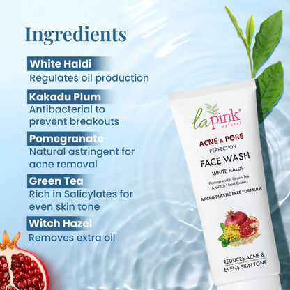 La Pink Acne & Pore Perfection Daily Face Wash For Acne Prone & Oily Skin