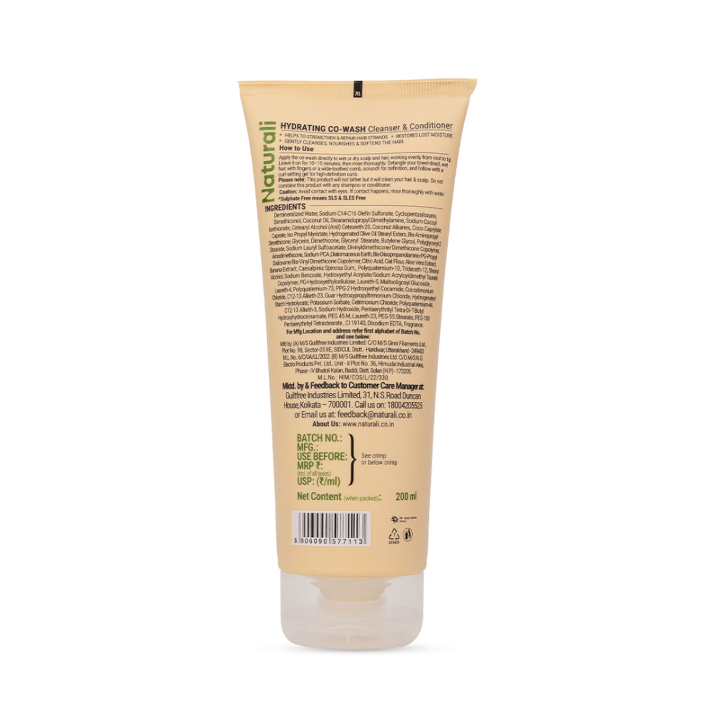 Naturali Naturali Curl Co Wash Cleanser & Conditioner