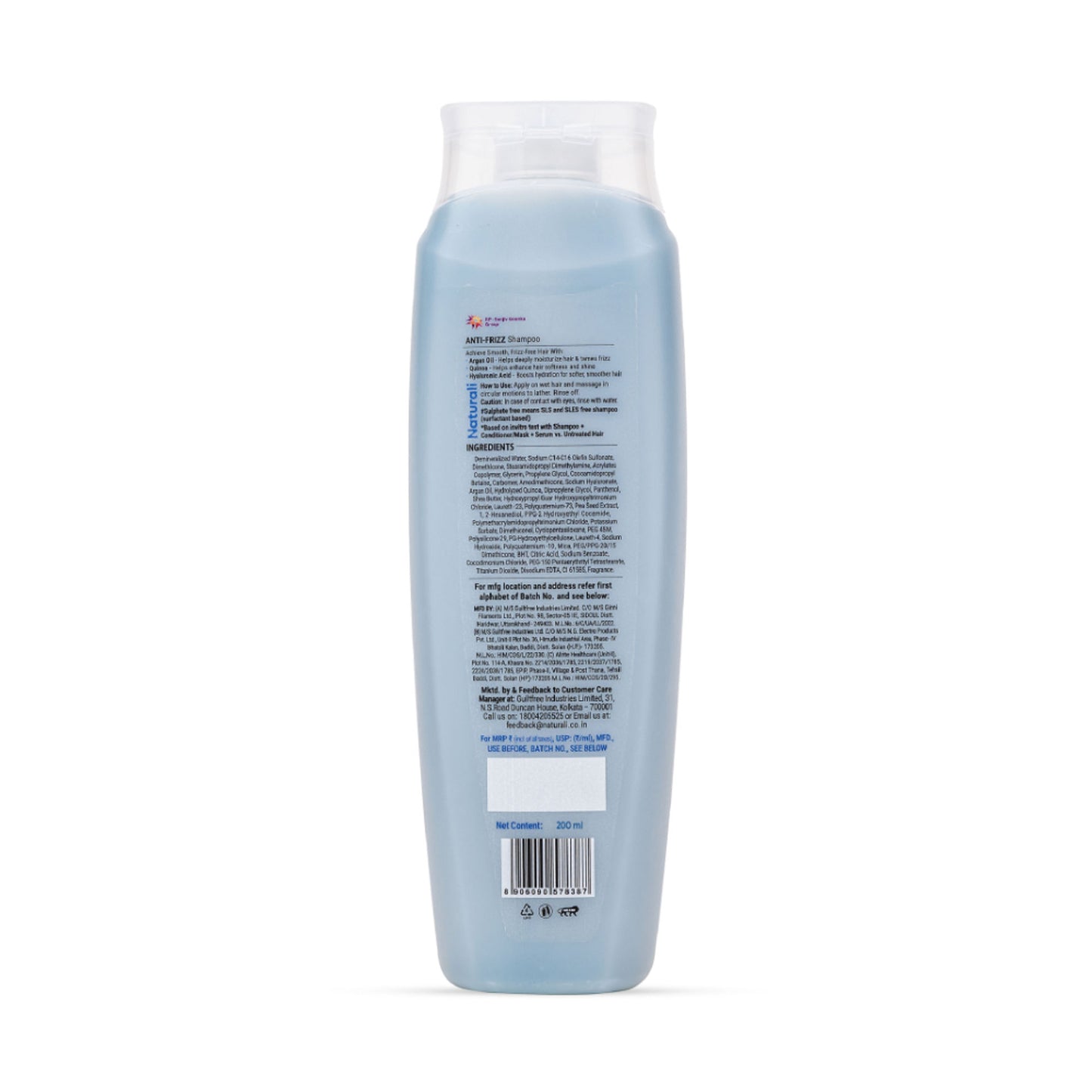 Naturali Anti Frizz Shampoo
