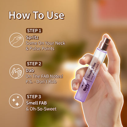 Plum Goodness Vanilla Duo Long Lasting Perfume Gift Set by BodyLovin'
