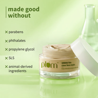 Green Tea Clear Face Mask For Oily & Acne-Prone Skin