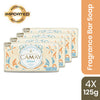 Camay Natural Cedarwood & Bergamot Beauty Soap - Pack Of 4