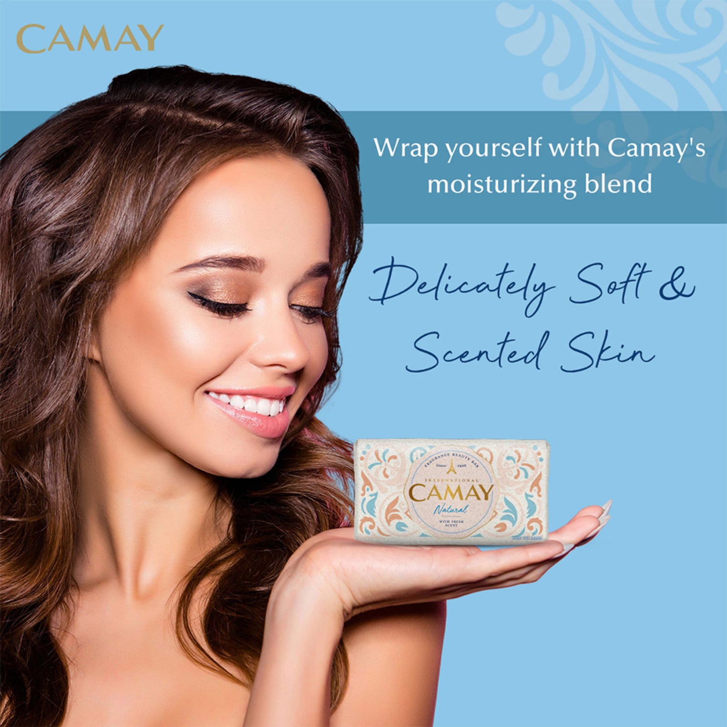 Camay Natural Cedarwood & Bergamot Beauty Soap - Pack Of 4