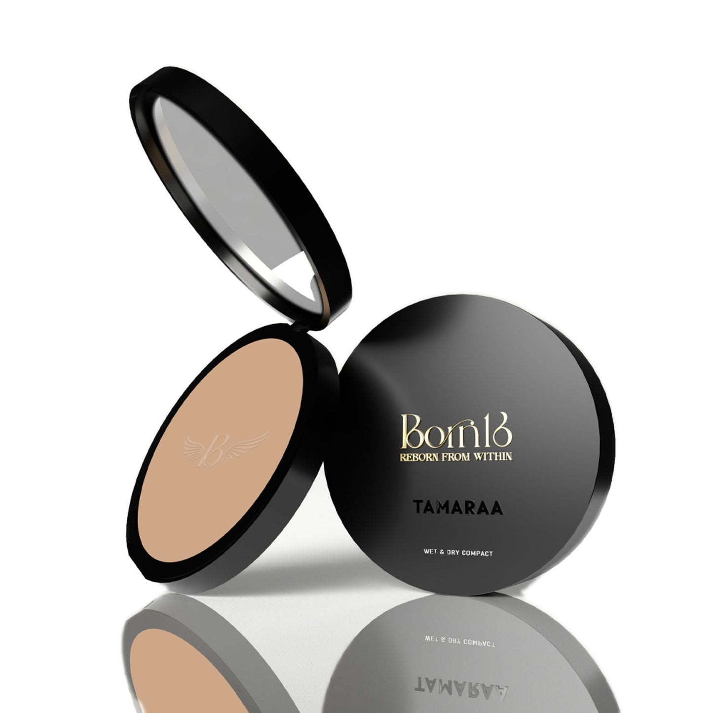 Born16 Tamaraa Wet & Dry Compact Powder - Kingdoms Sand