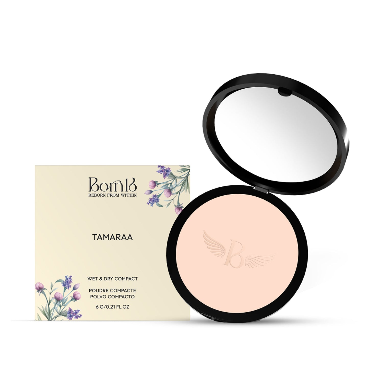 Born16 Tamaraa Wet & Dry Compact Powder - Kingdoms Sand