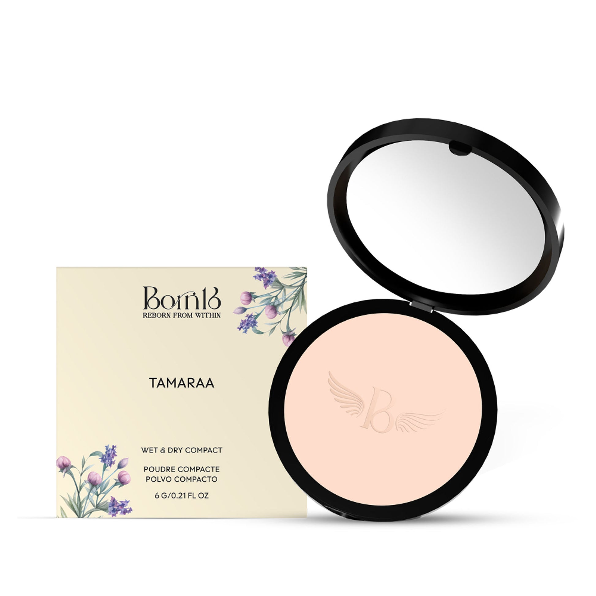 Born16 Tamaraa Wet & Dry Compact Powder - Kingdoms Sand