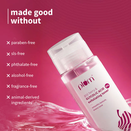 Goji Berry & 5% Glycolic Acid Exfoliating Toner For Textured Skin