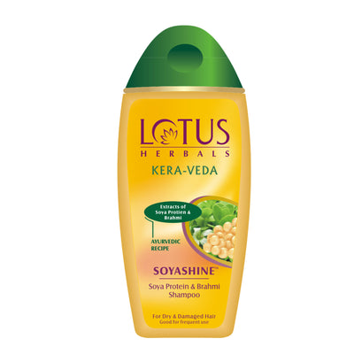 Lotus Herbals Kera-veda Soyashine Soya Protein & Brahmi Shampoo