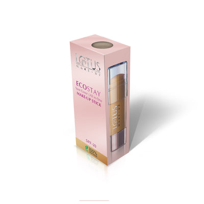 Lotus Make-Up Ecostay Spot Cover All-in-One Make-Up Stick SPF20 - Rich Shell