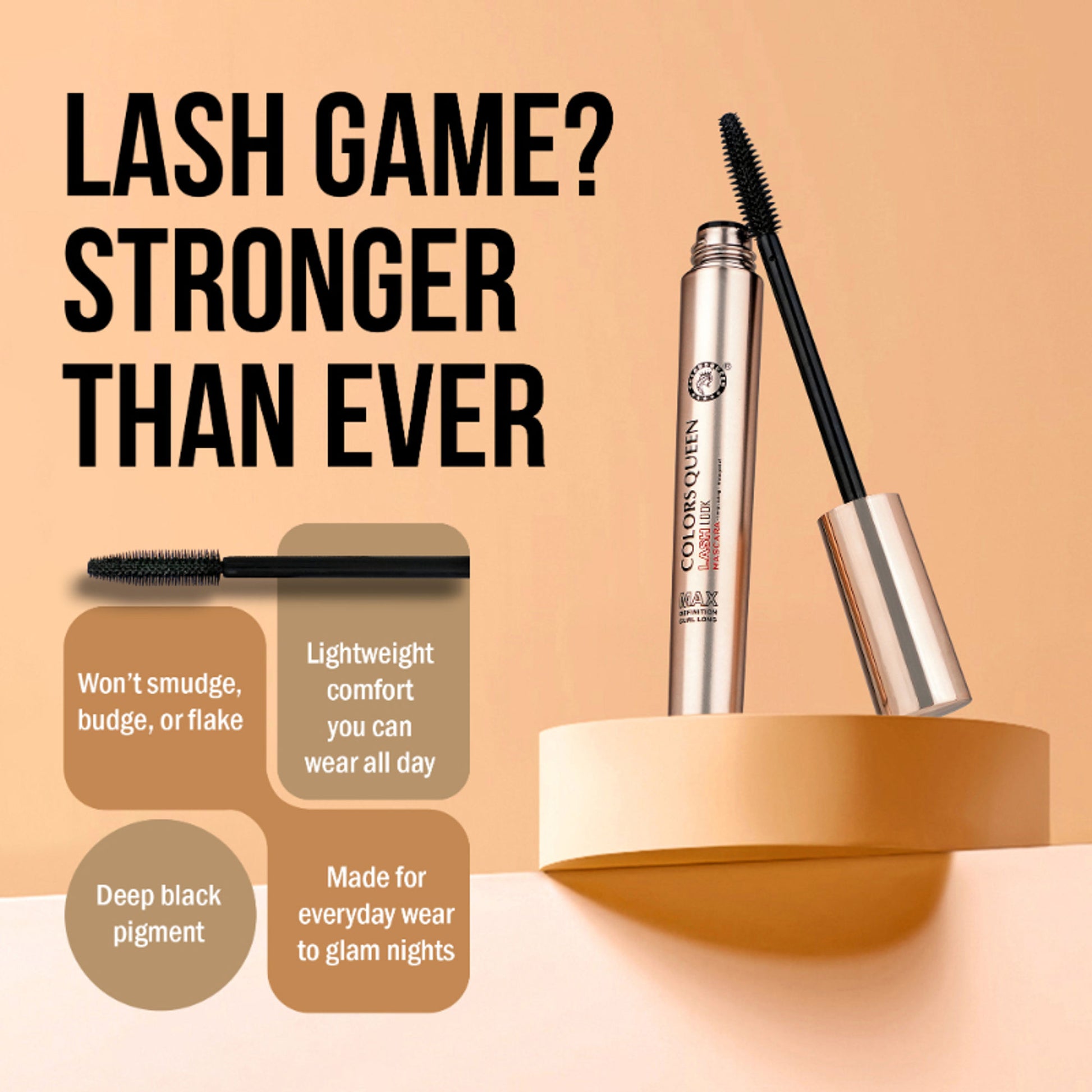 Colors Queen Lash Look Lengthening Mascara