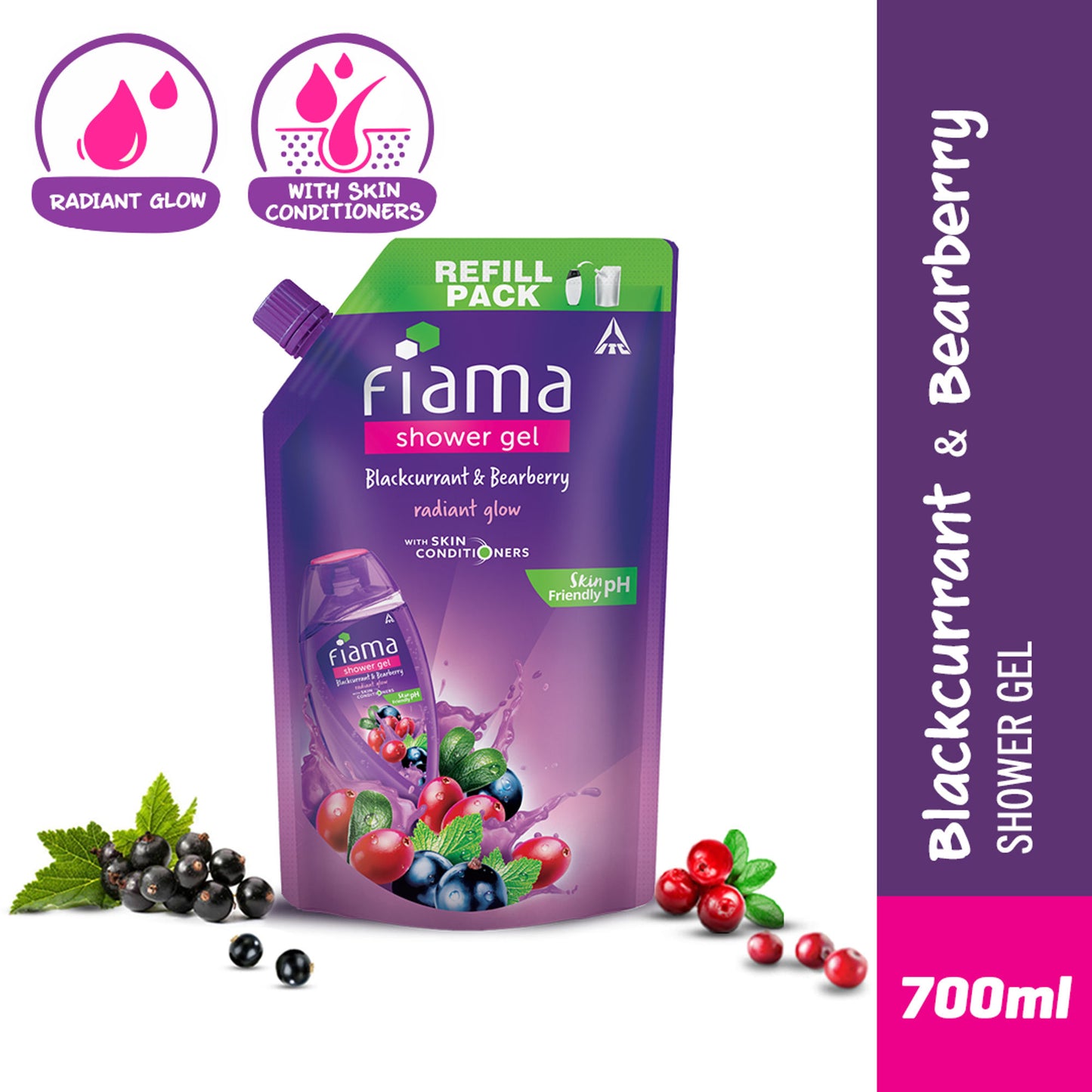 Fiama Blackcurrant & Bearberry Shower Gel