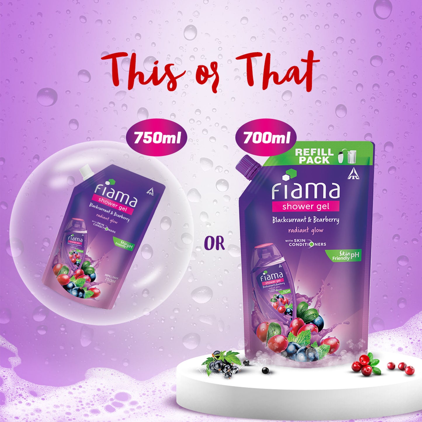 Fiama Blackcurrant & Bearberry Shower Gel