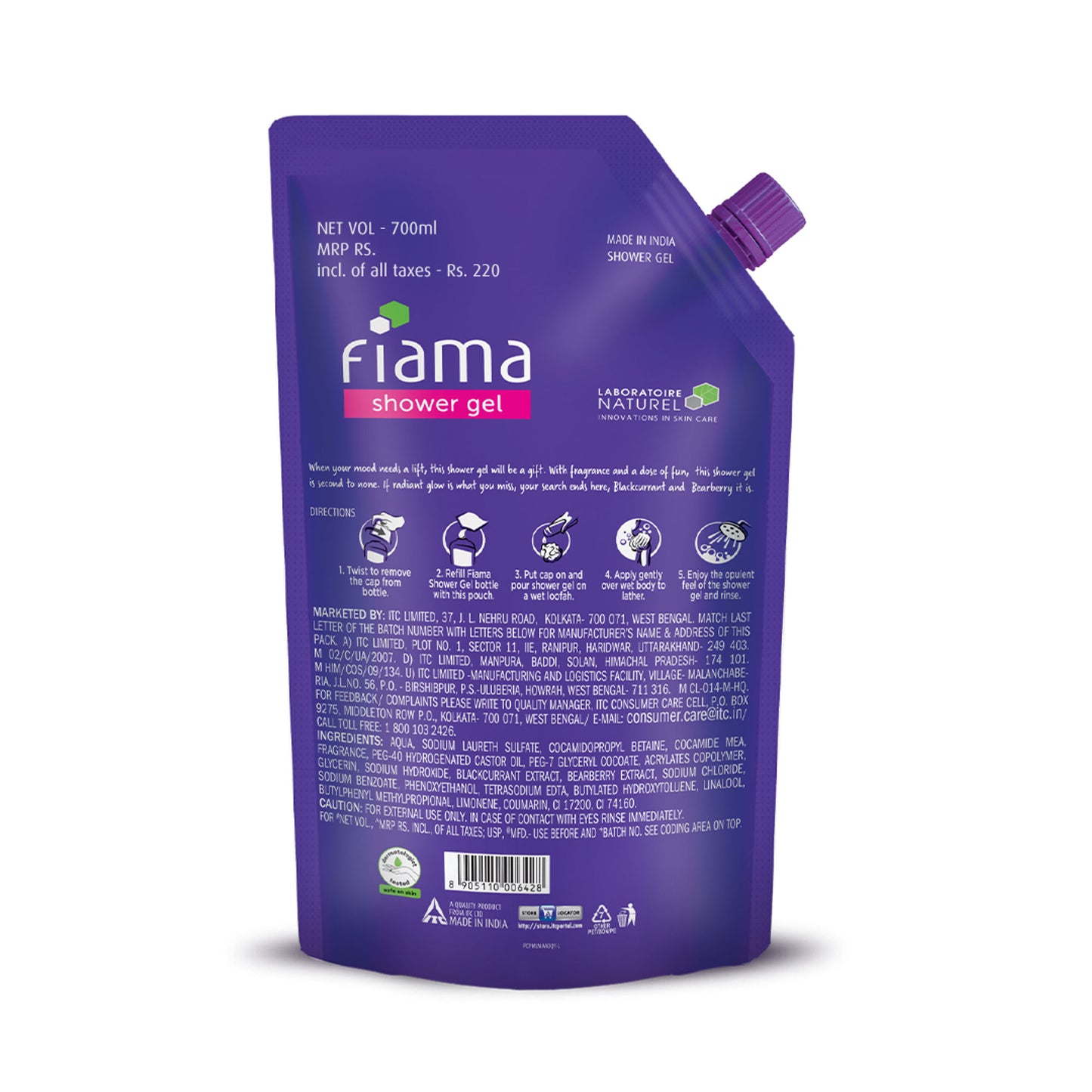 Fiama Blackcurrant & Bearberry Shower Gel