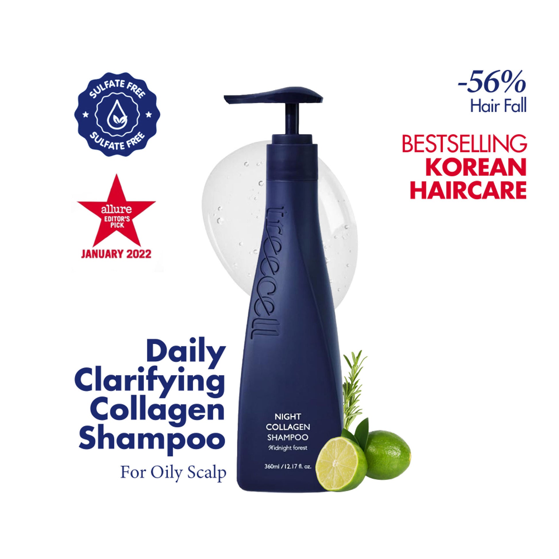 Treecell Night Collagen Shampoo Midnight Forest