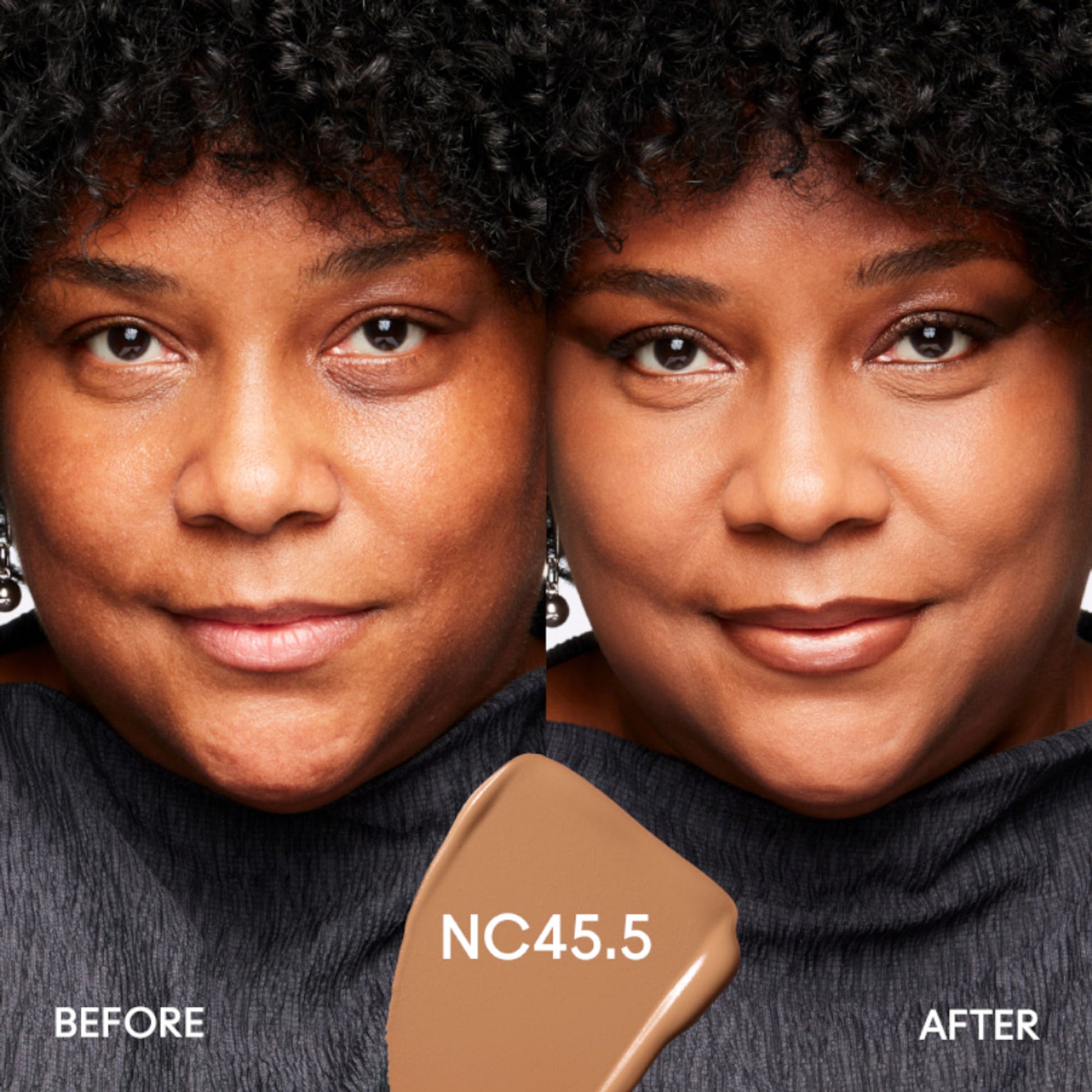 M.A.C Studio Fix Fluid SPF 15 Soft Matte Foundation With Hyaluronic Acid - NC 45.5
