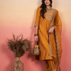 Dhiyona IE Floral Embroidered Regular Kurta WithTrousers & With Dupatta